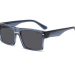 Mokki Sharp Square-solbriller i blå