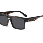 Mokki Sharp Square-solbriller i mønster