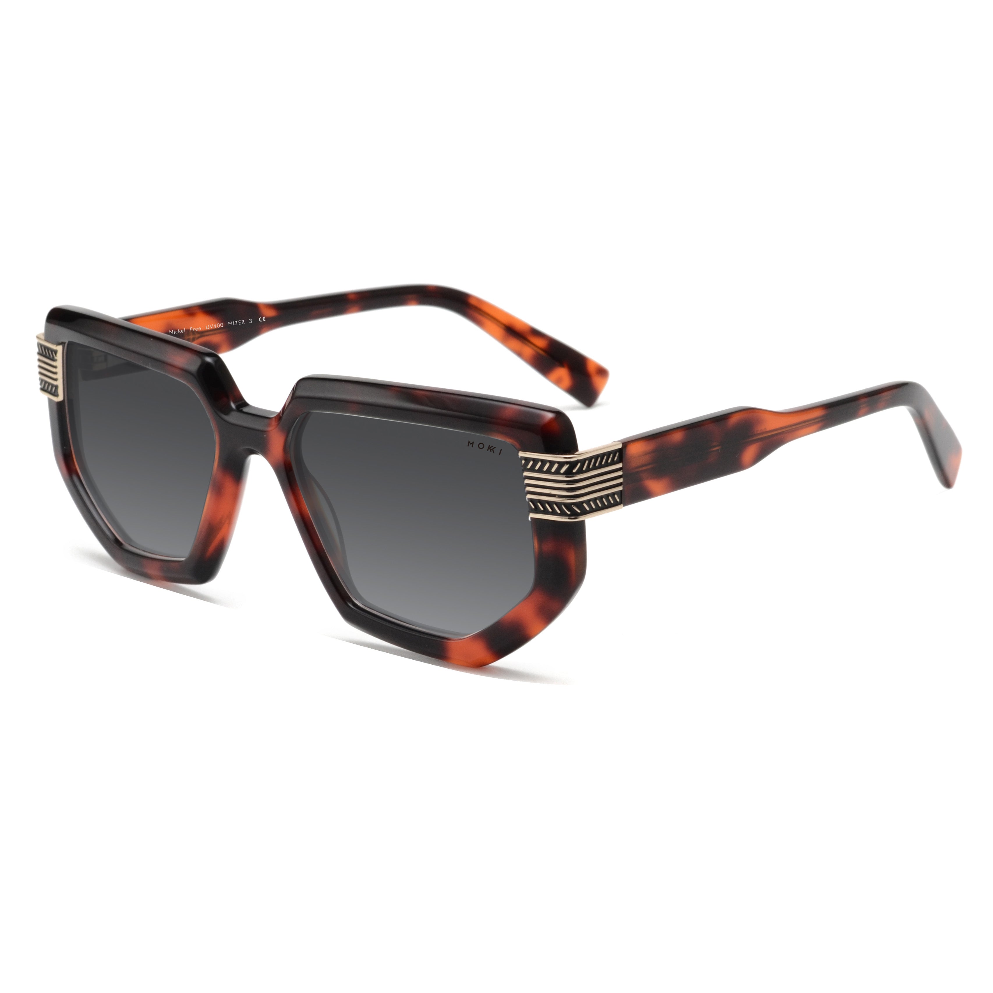 Mokki Edgy Attitude sunglasses in pattern