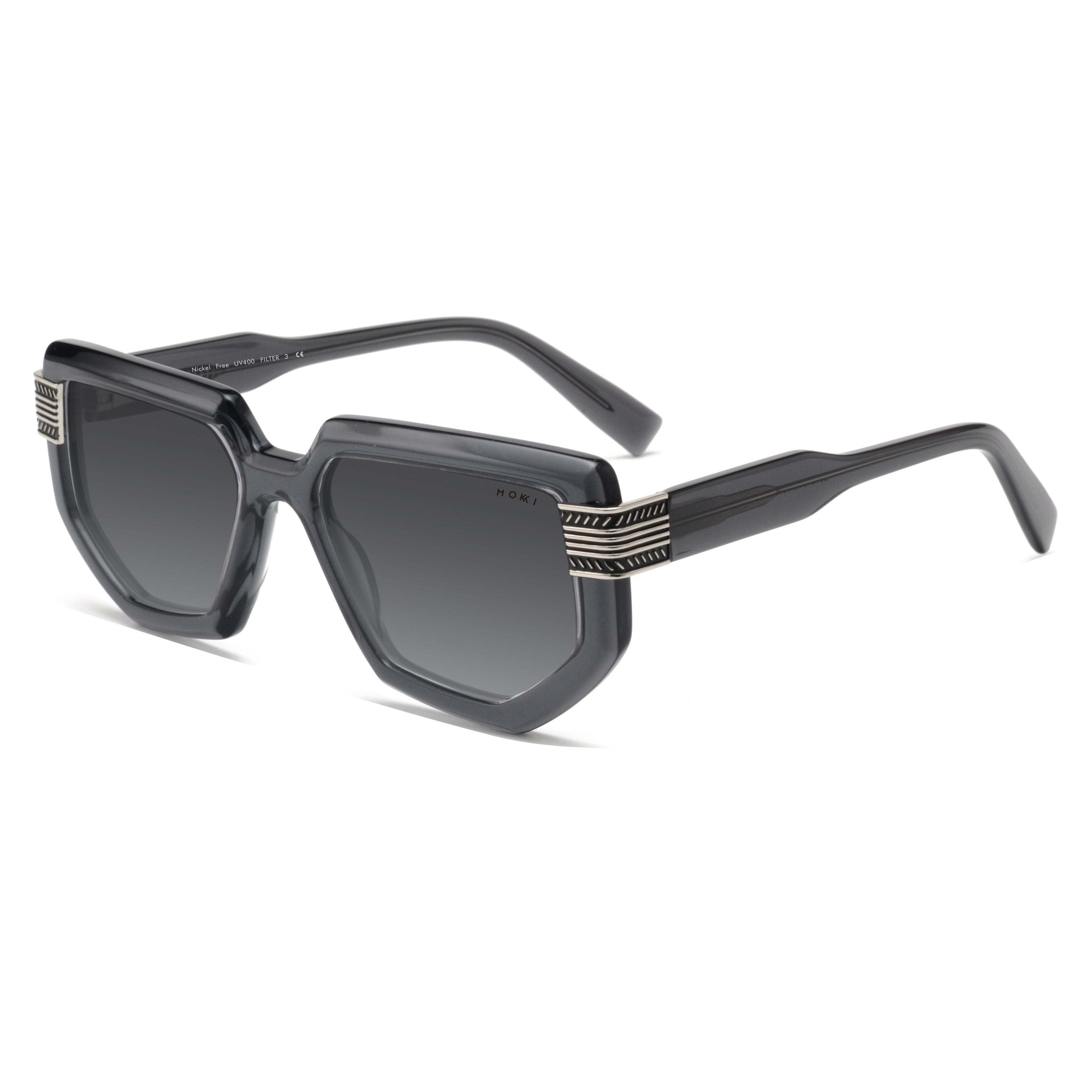 Mokki Edgy Attitude-solbriller i grå