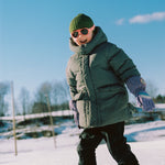 Boy wearing peach Click & Change sunglasses from Mokki