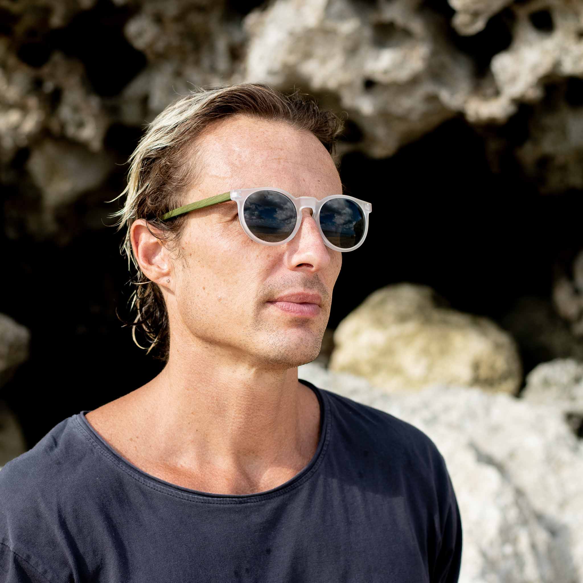 Man wearing Mokki sunglasses