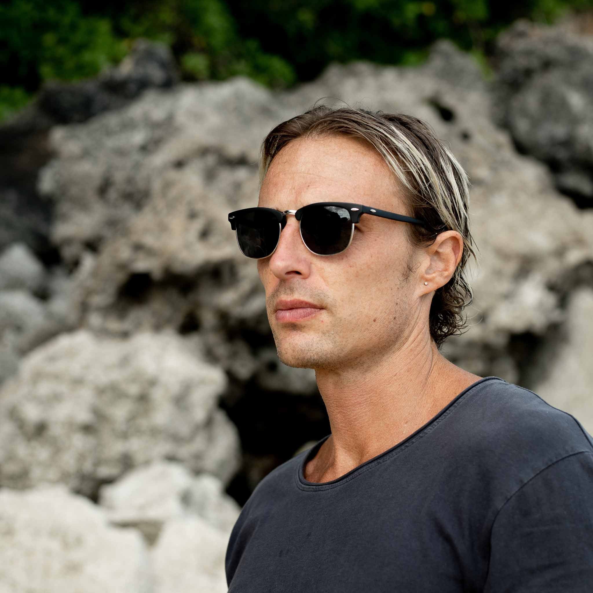 Man wearing Mokki sunglasses