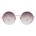 Mokki Round 18k Gold-plated sunglasses