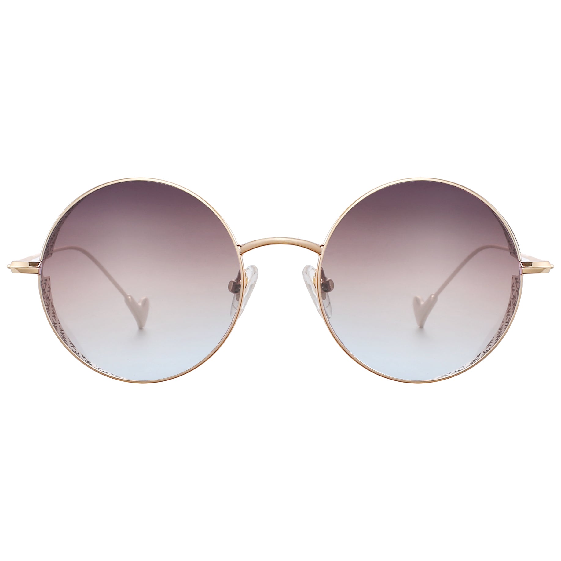 Mokki Round 18k Gold-plated sunglasses