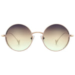 Mokki Round 18k Gold-plated sunglasses