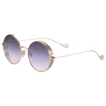 Mokki Round 18k Gold-plated sunglasses