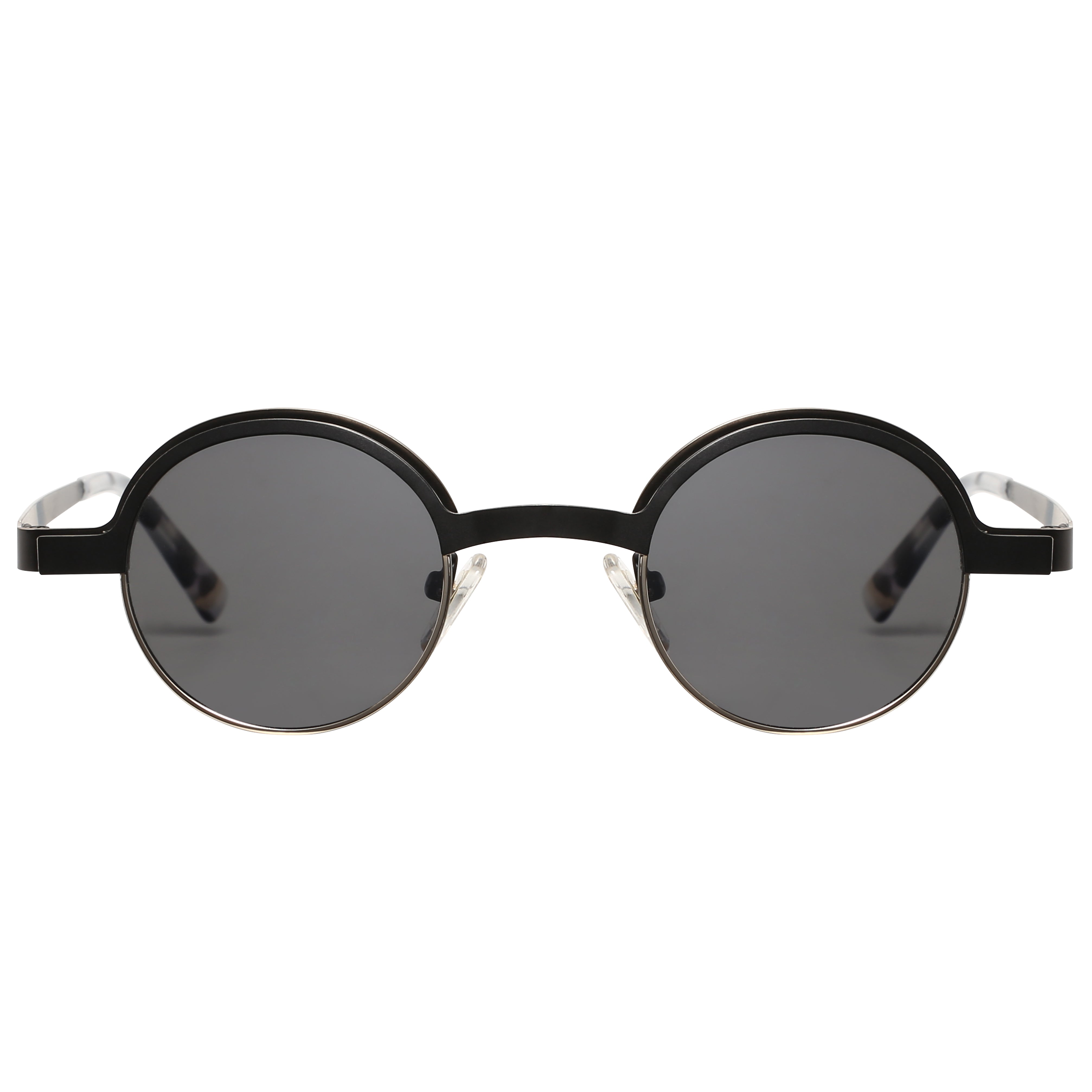 Mokki Round & Retro-solbriller i svart