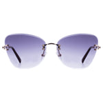 Mokki 90s Butterfly-solbriller i lilla