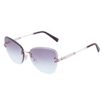 Mokki 90s Butterfly-solbriller i lilla