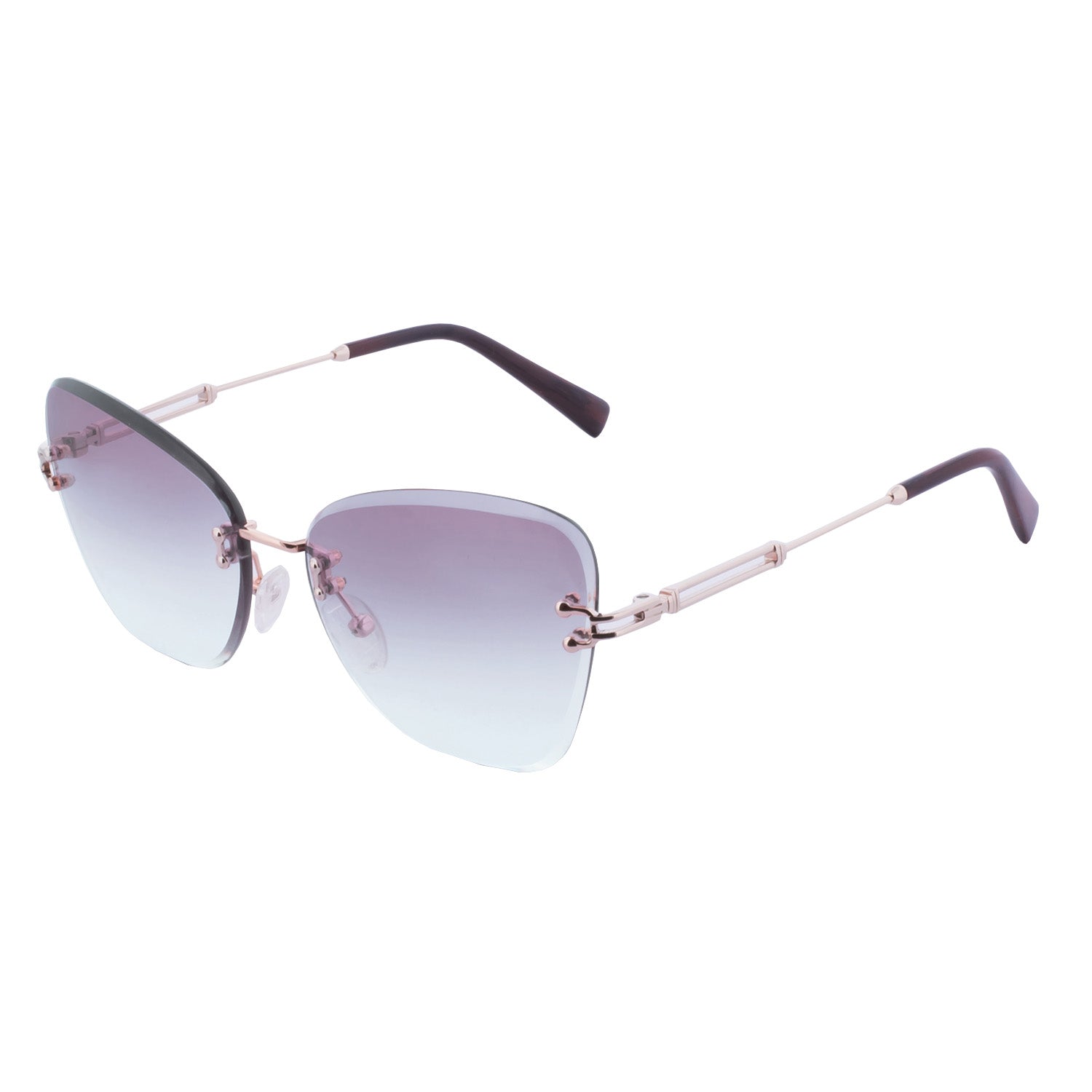 Mokki 90s Butterfly-solbriller i lilla