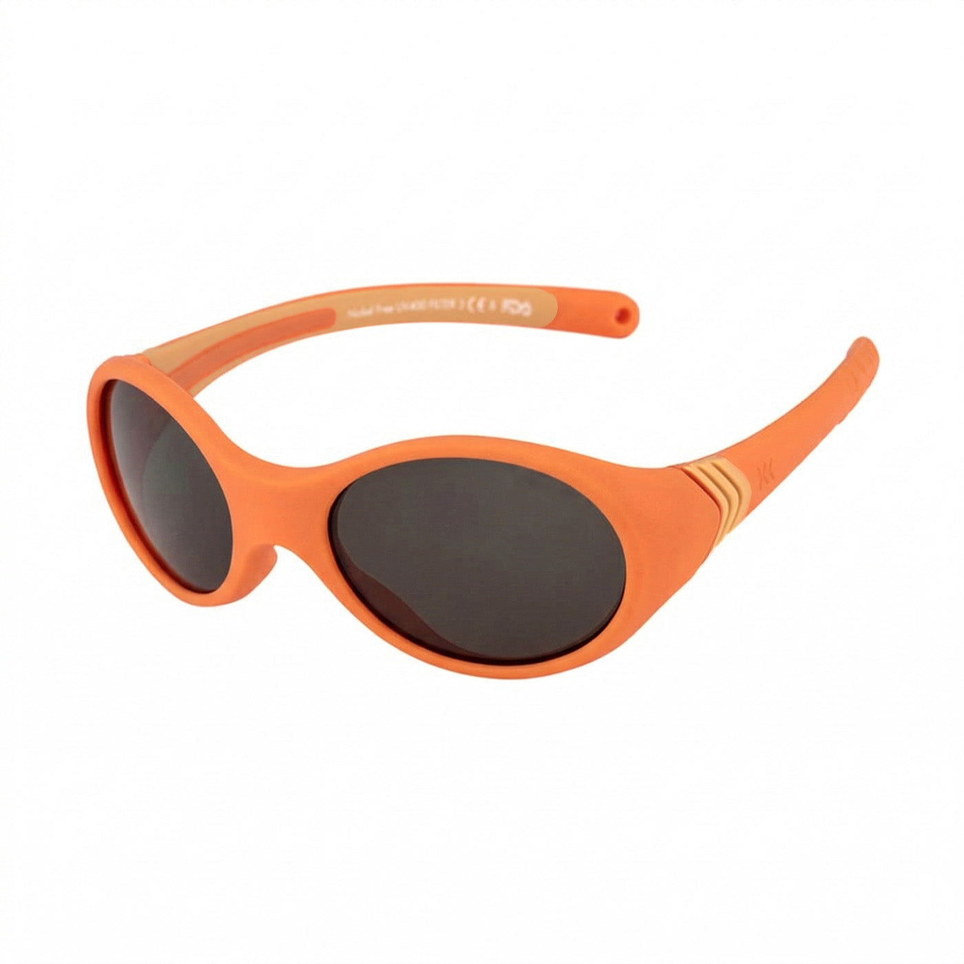Mokki Classic Kid Sunglasses for kids age 2-4 in the color orange