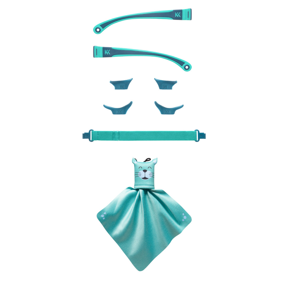 Mokki Sunglasses for kids click and change accessory parts blue