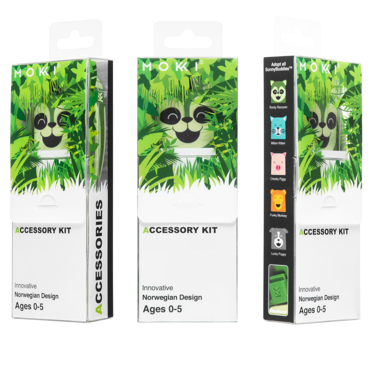 Mokki Sunglasses for kids click and change accessory kit black