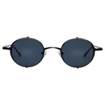 Mokki Round Explorer-solbriller i svart
