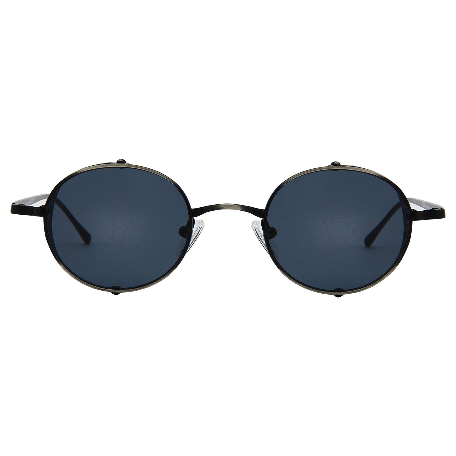 Mokki Round Explorer-solbriller i svart