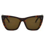 Mokki Hamsa Cat-Eye sunglasses in brown pattern