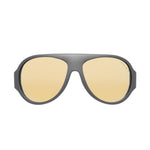 Mokki Sunglasses for kids click and change screen safe with blue block lens - Gray