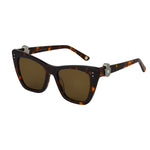 Mokki Hamsa Cat-Eye sunglasses in brown